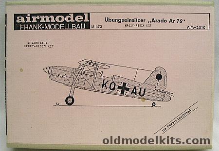 Frank Modellbau 1/72 Arado Ar 76, AM-2010 plastic model kit